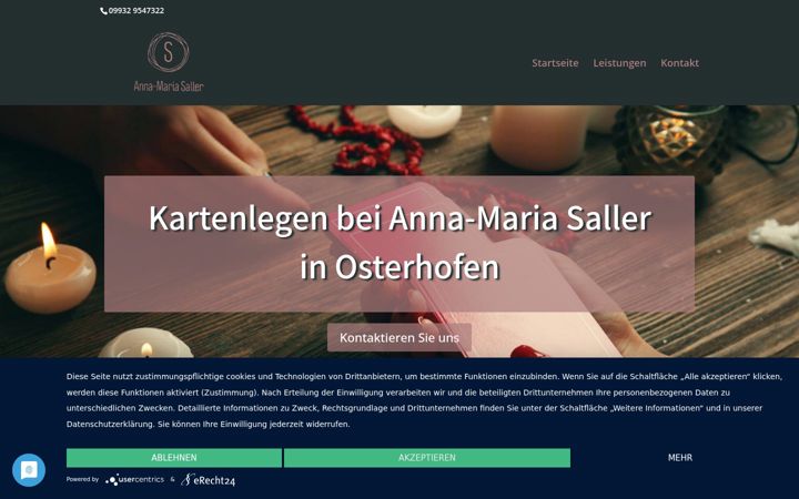 Screenshot of kartenlegen-saller.de