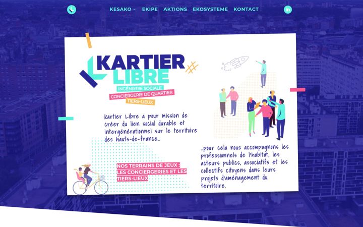 Screenshot of kartierlibre.fr