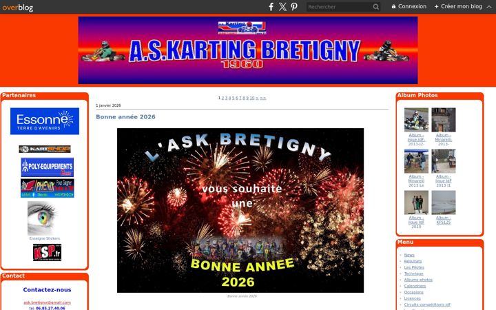 Screenshot of karting-bretigny.fr