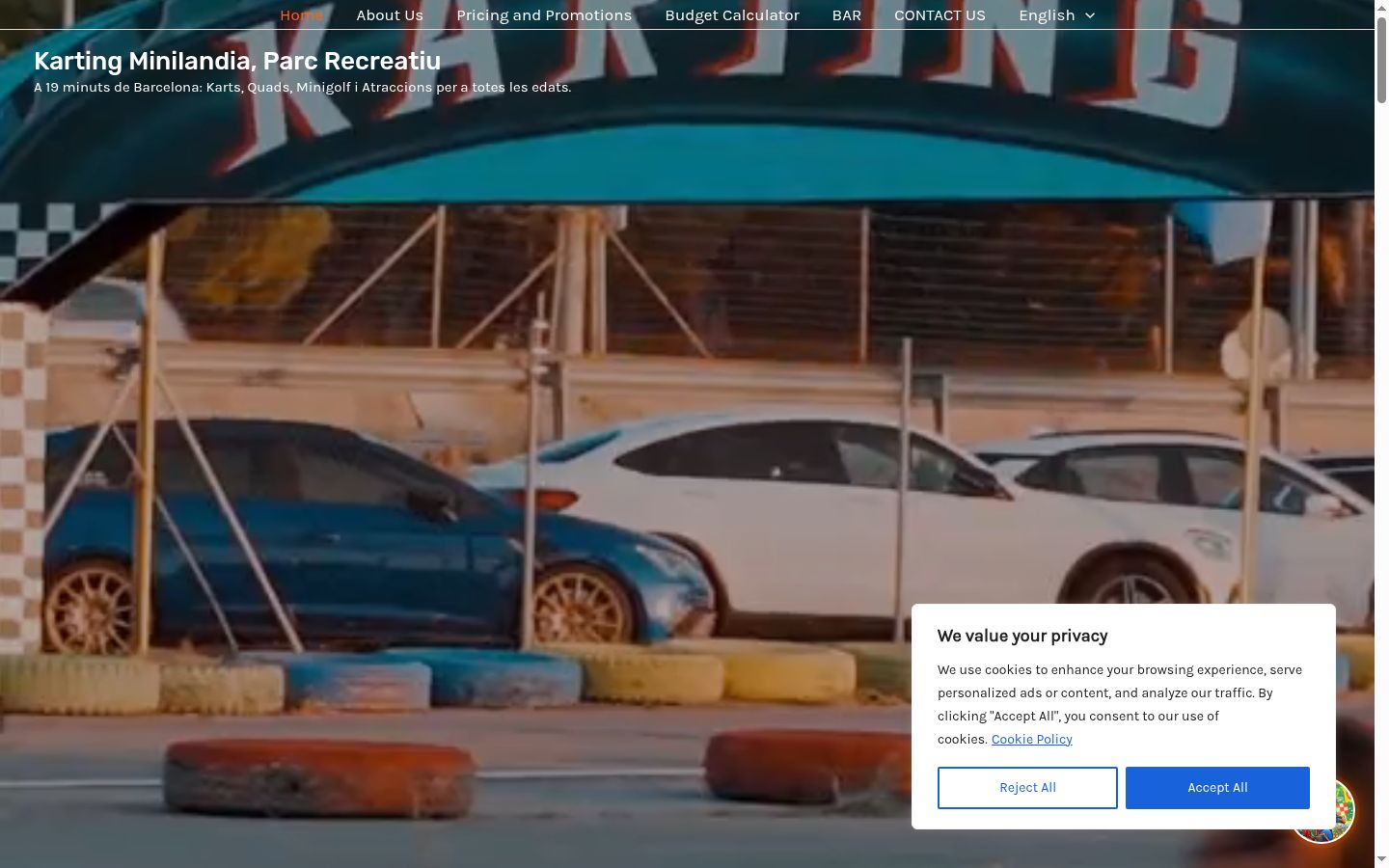 Screenshot des Einwilligungsbanners vor jeglicher Interaktion