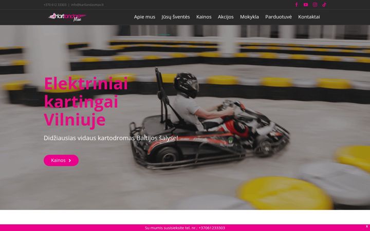 Screenshot of kartlandasmax.lt