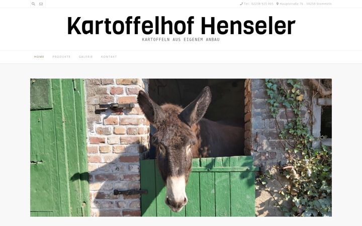 Screenshot of kartoffelhof-henseler.de