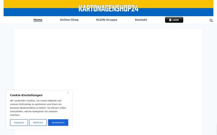 Screenshot of kartonagenshop24.de