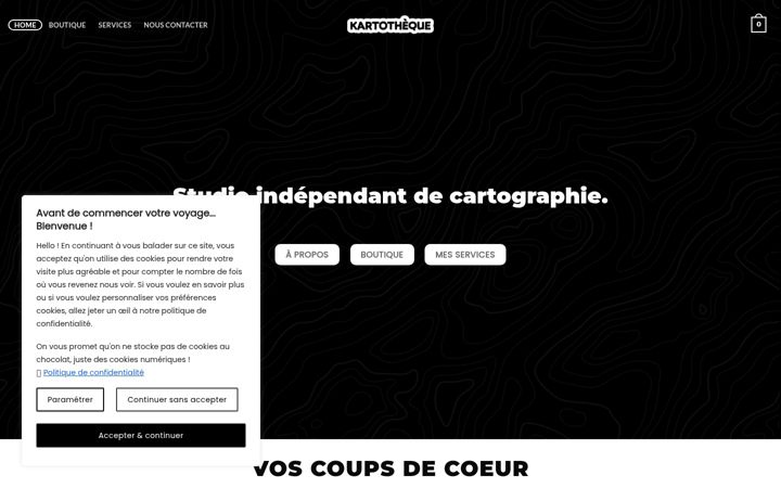 Screenshot of kartotheque.com