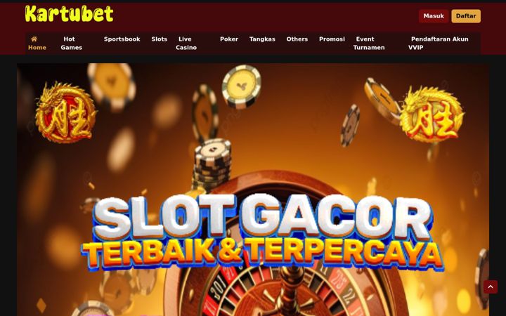 Screenshot of kartubet77.net