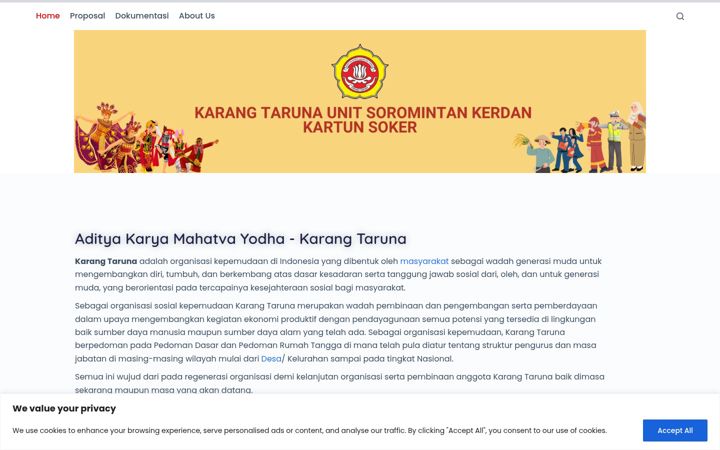 Screenshot of kartunsoker.com