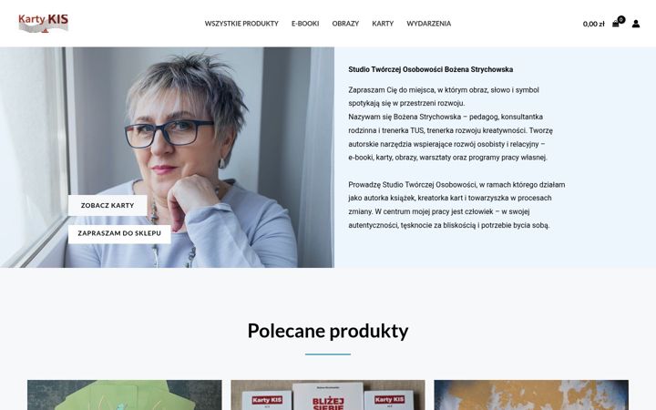 Screenshot of kartykis.pl