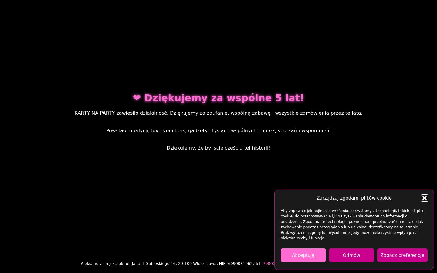 Screenshot tal-banner tal-kunsens muri qabel kwalunkwe interazzjoni