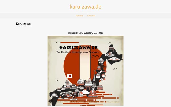 Screenshot of karuizawa.de