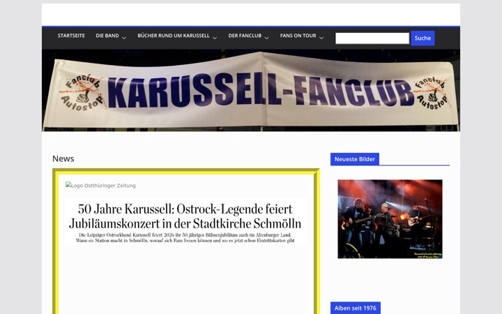 Screenshot of karussell-fanclub.de