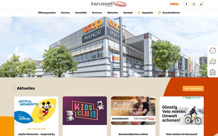 Screenshot of karussell-kreuzlingen.ch