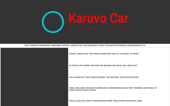 Screenshot of karuvo.com