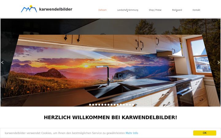 Screenshot of karwendelbilder.de