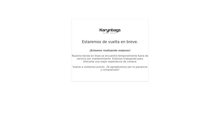 Screenshot of karynbags.com
