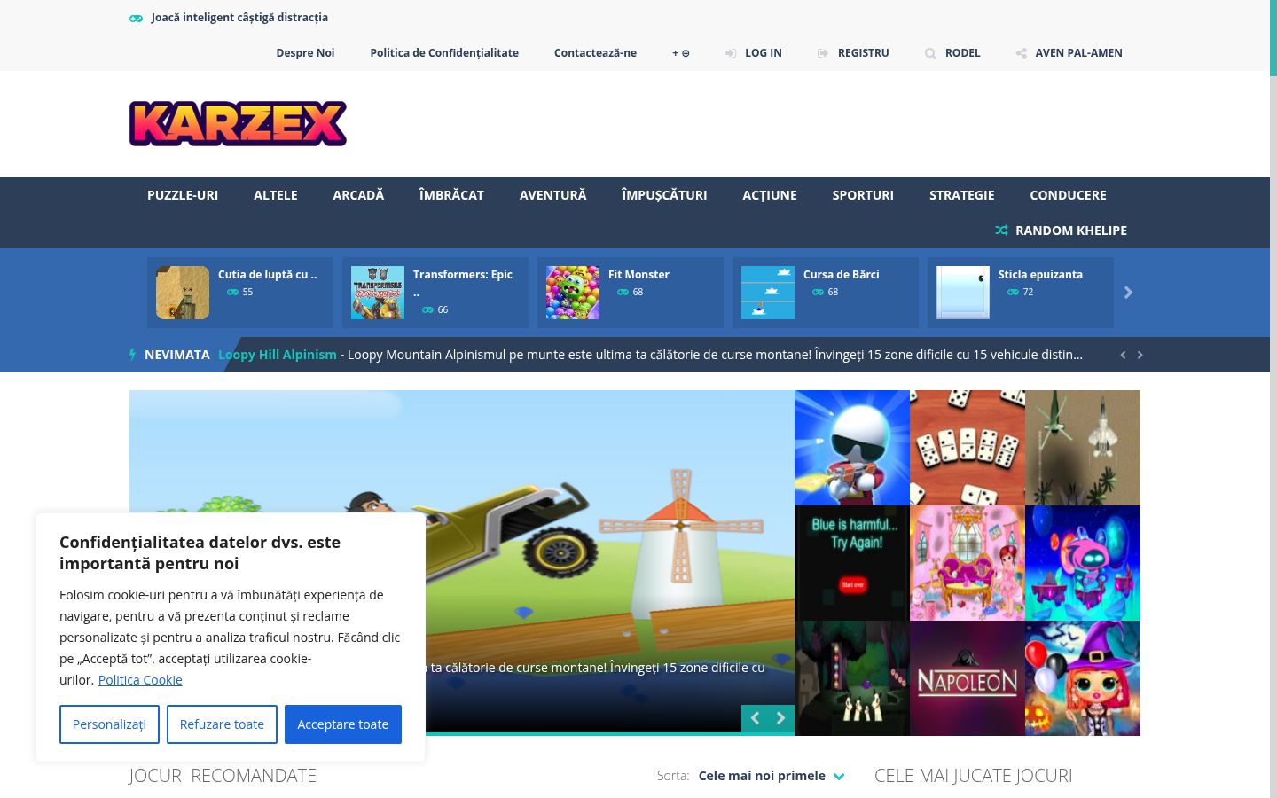Screenshot tal-banner tal-kunsens muri qabel kwalunkwe interazzjoni