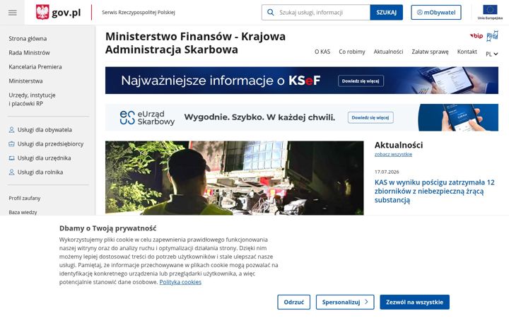 Screenshot ta' kas.gov.pl