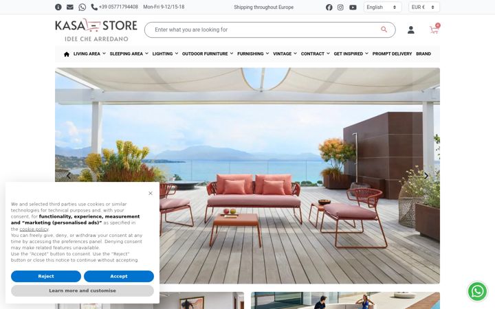 Screenshot of kasa-store.com