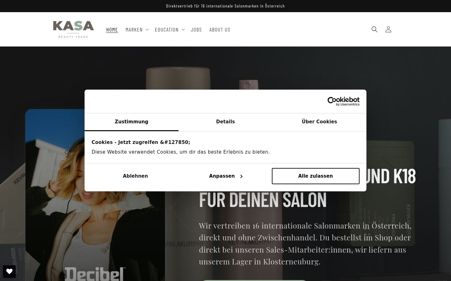Screenshot tal-banner tal-kunsens muri qabel kwalunkwe interazzjoni