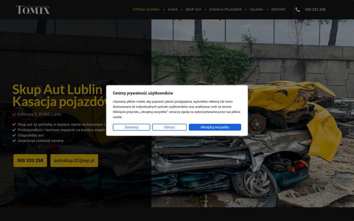 Screenshot of kasacjapojazdow24h.pl
