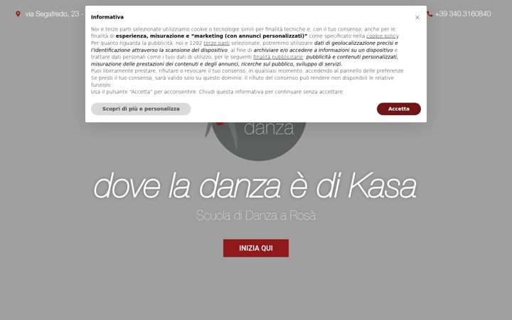 Screenshot of kasadanza.it