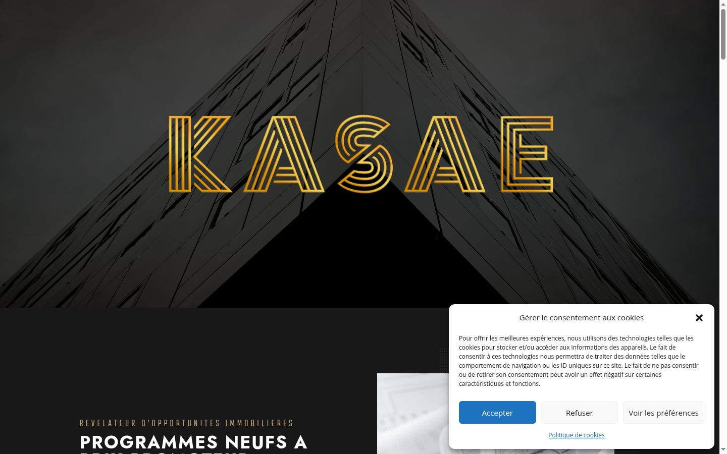 Screenshot tal-banner tal-kunsens muri qabel kwalunkwe interazzjoni