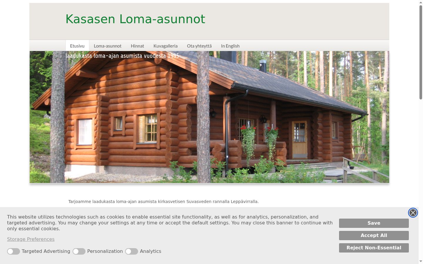 Screenshot tal-banner tal-kunsens muri qabel kwalunkwe interazzjoni