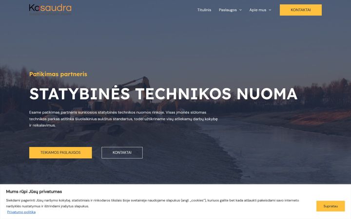 Screenshot of kasaudra.lt