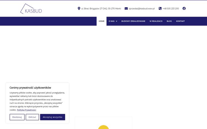 Screenshot of kasbud.waw.pl