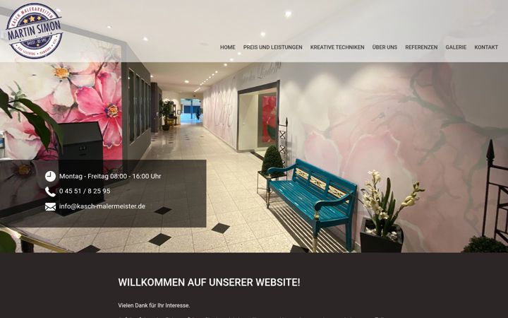 Screenshot of kasch-malermeister.de