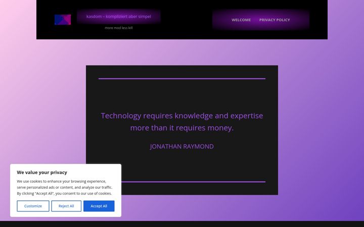 Screenshot of kasdom.net