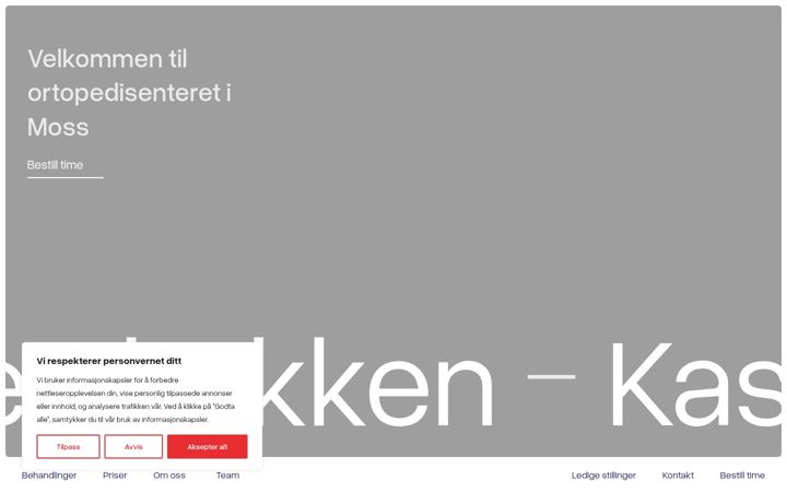 Screenshot of kaseklinikken.no