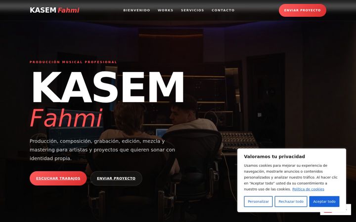 Screenshot of kasemfahmi.com