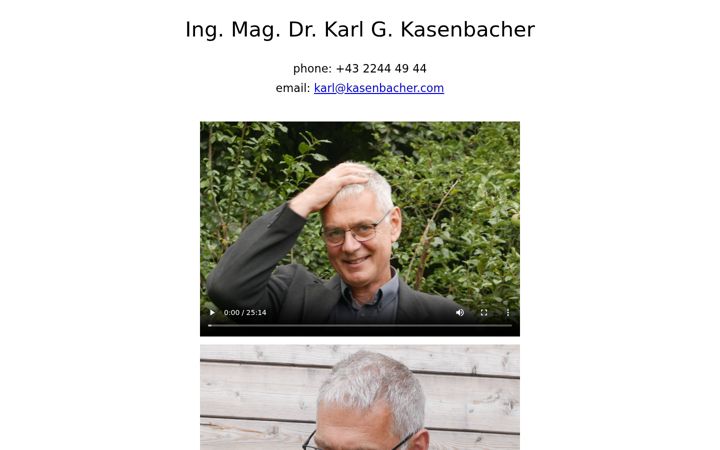 Screenshot of kasenbacher.com