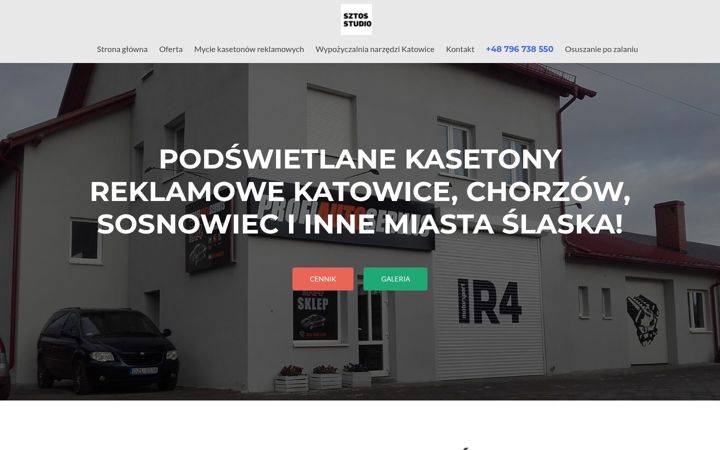 Screenshot of kasetonyreklamoweled.pl