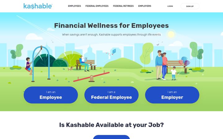 Screenshot of kashable.com