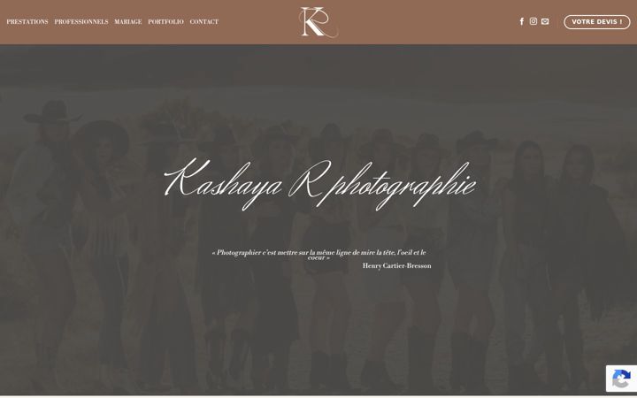 Screenshot of kashayarphotographie.com