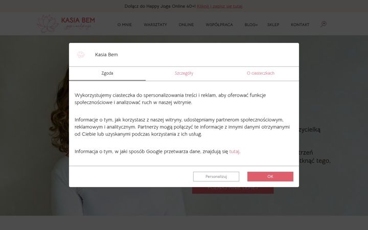 Screenshot of kasiabem.com