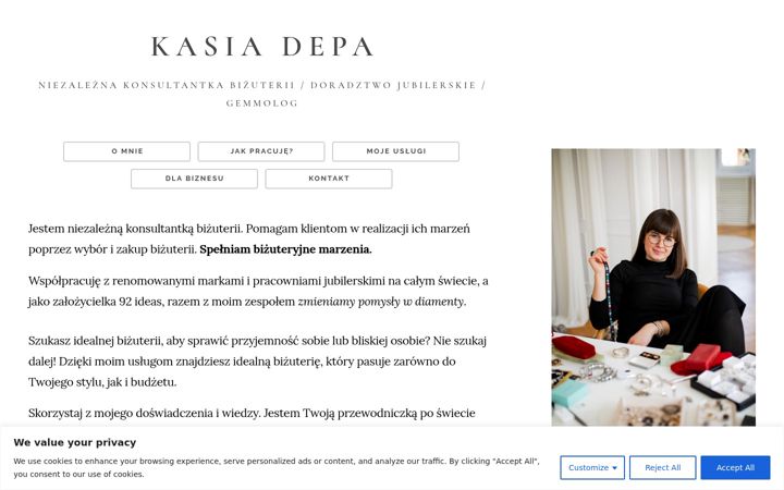 Screenshot of kasiadepa.pl