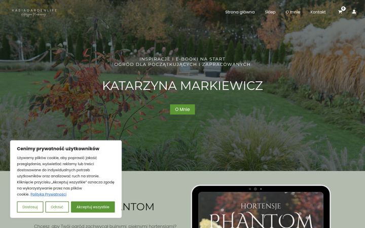 Screenshot of kasiagardenlife.pl