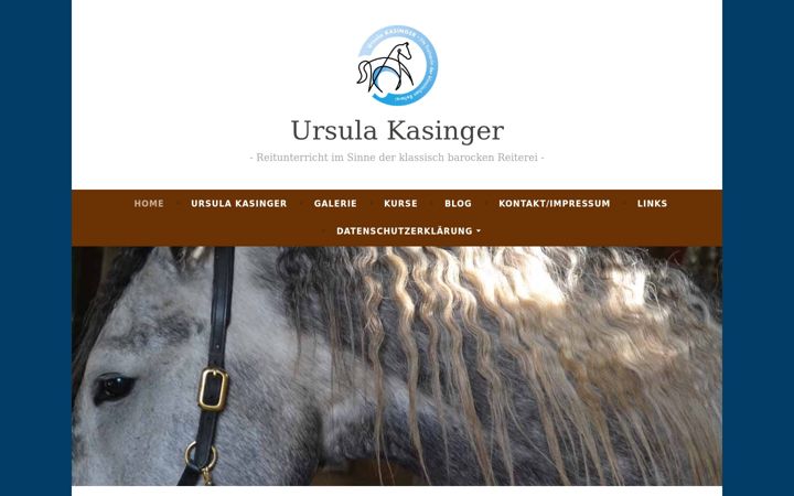 Screenshot of kasinger-reitunterricht.at