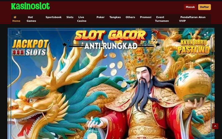 Screenshot of kasinoslot.net