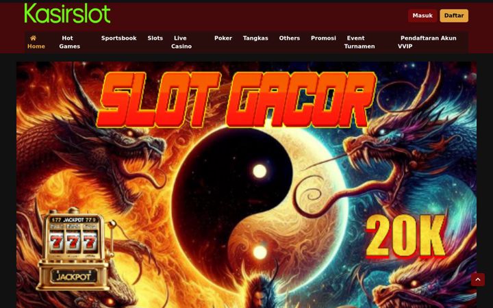 Screenshot of kasirslot.net