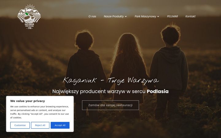 Screenshot of kasjaniuk.com.pl