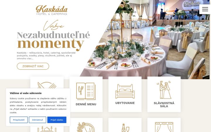 Screenshot of kaskada-restauracia.sk