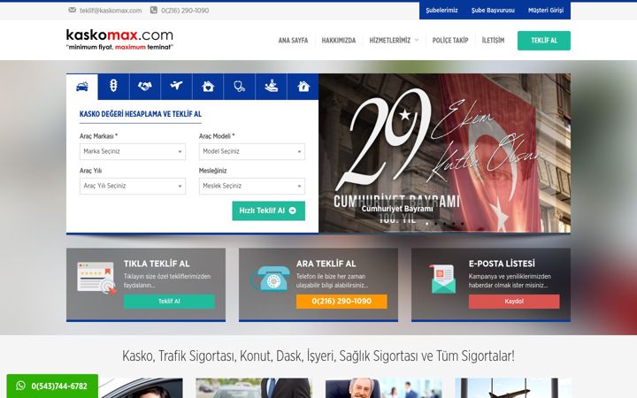 Screenshot of kaskomax.com
