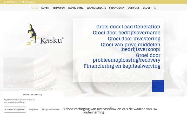 Screenshot of kasku.nl