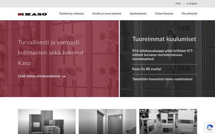 Screenshot of kaso.fi