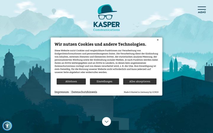 Screenshot of kaspercom.de