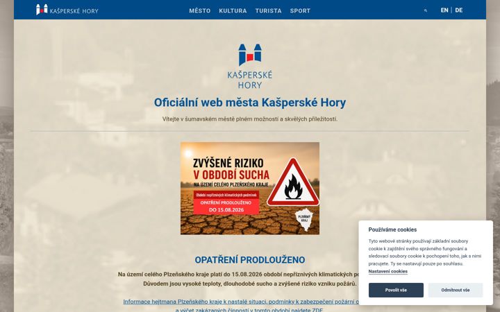 Screenshot of kasphory.cz