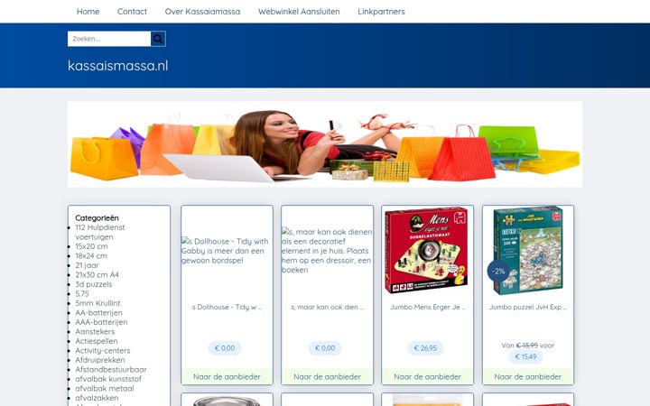 Screenshot of kassaismassa.nl